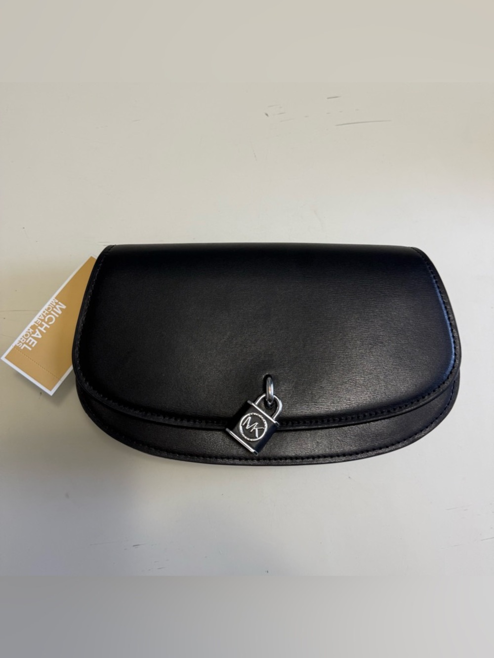 MICHAEL MICHAEL KORS MILA SLING MESSENGER LEATHER BAG NWD